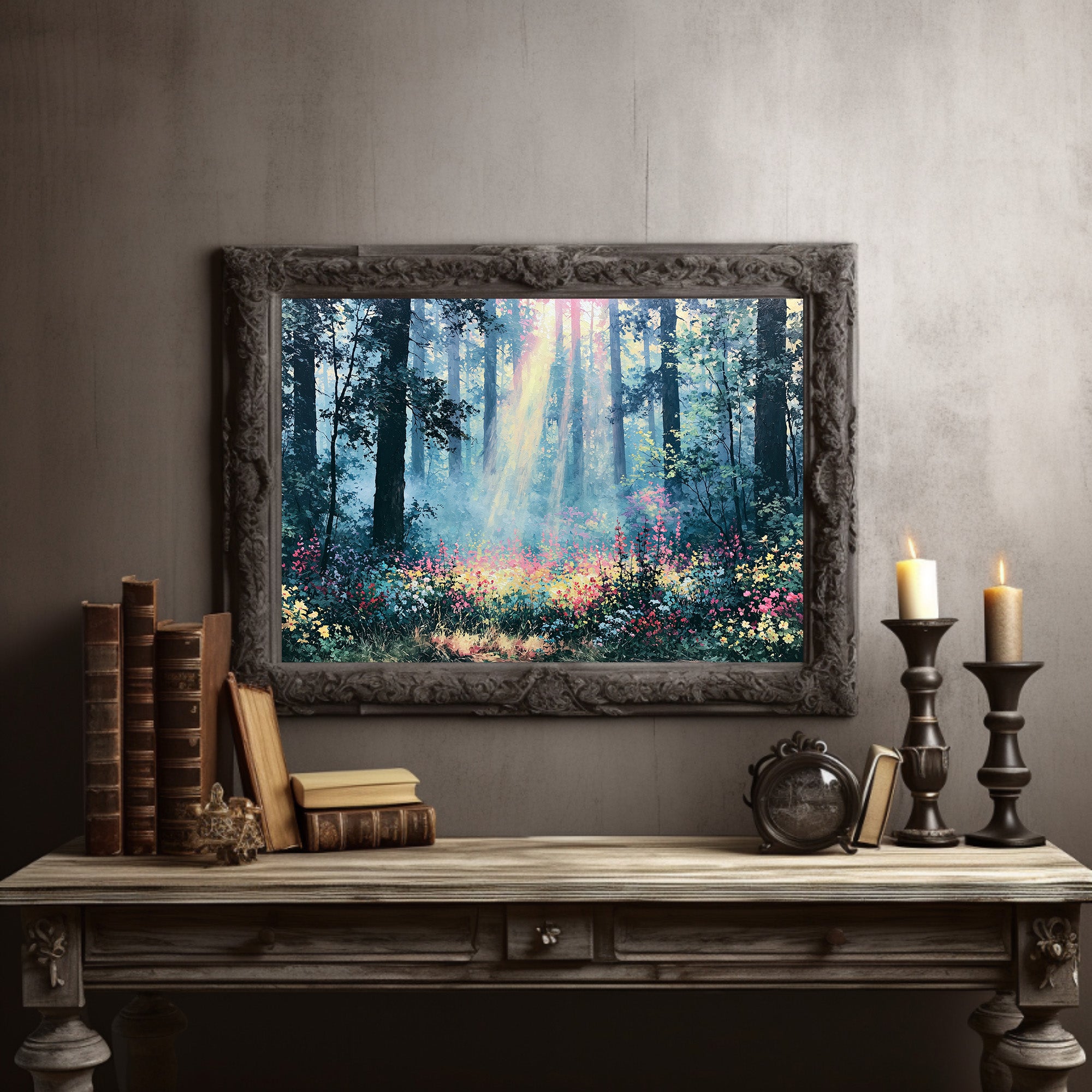 Sunbeams in the Wildflower Wood