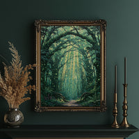 Fireflies Down the Forest Path