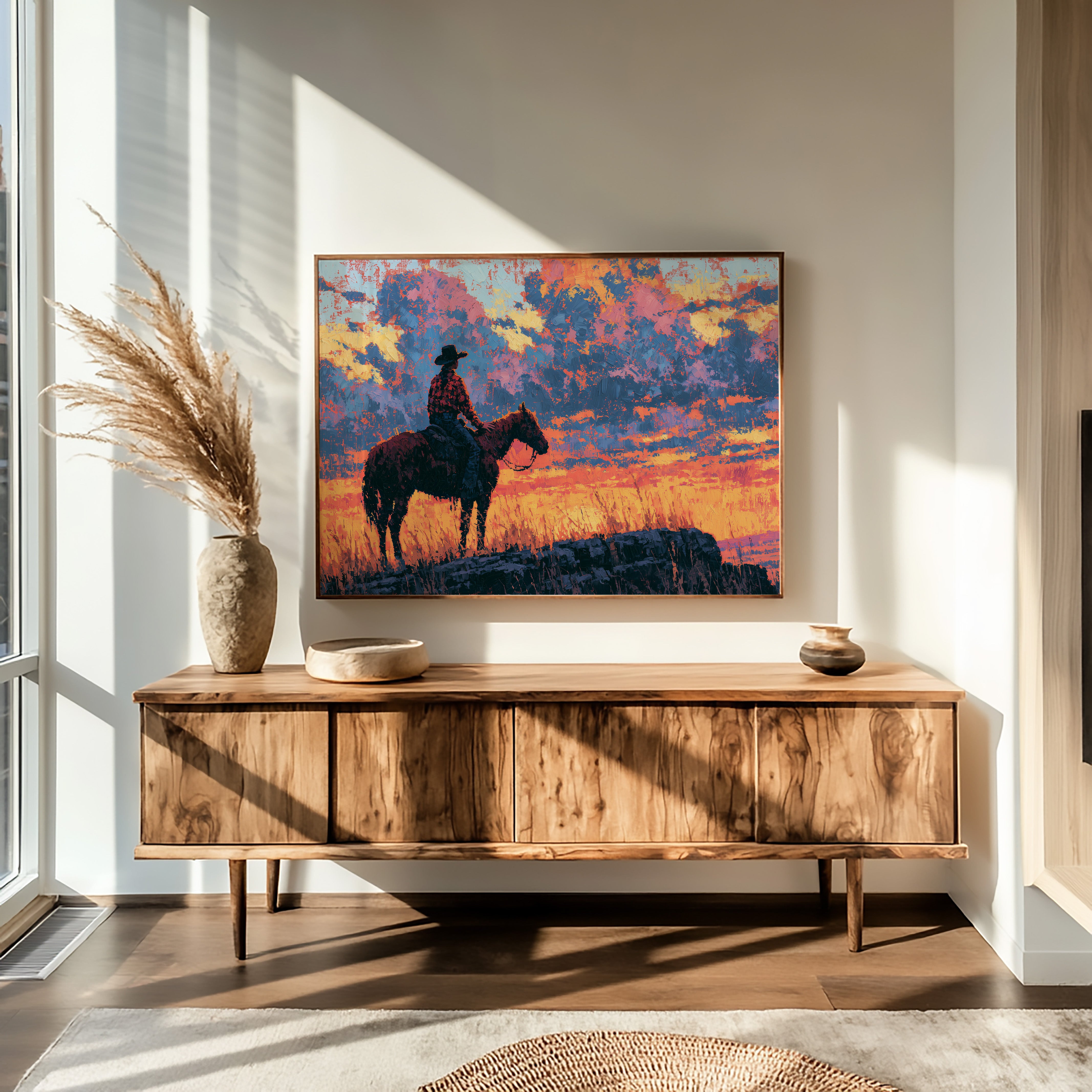 Rider on the Rimrock, Sundown
