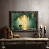 Angler in the Amber Light