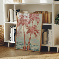 Coral Palms, Waves of Sage