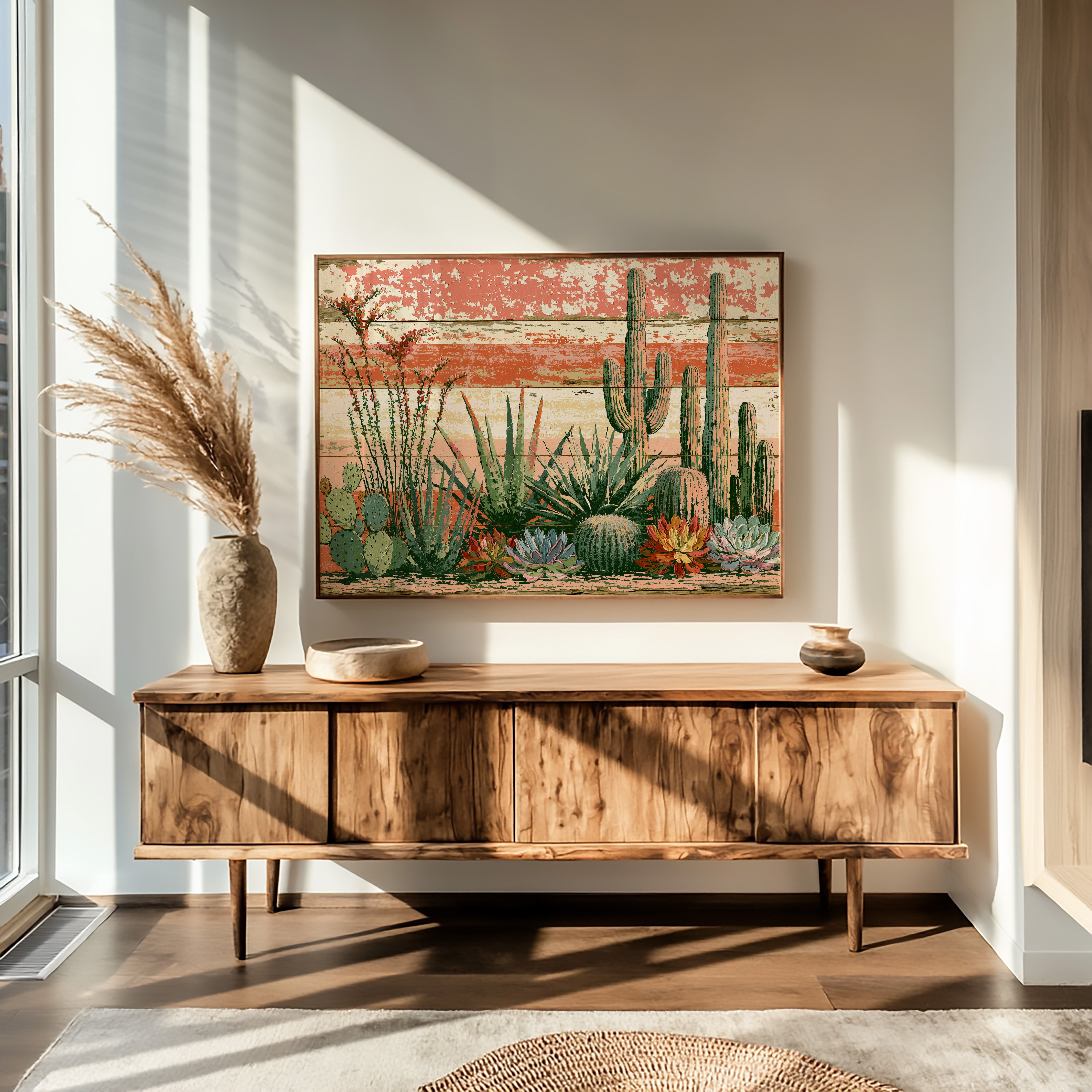 Saguaro Cluster and Rosette Garden