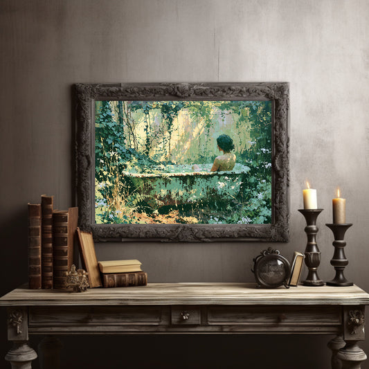 Solitude in the Garden Bath