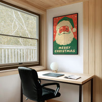 Merry Christmas Vintage Woodcut
