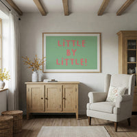 Little By Little Playful Print