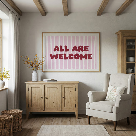 All Are Welcome, Pink Stripe