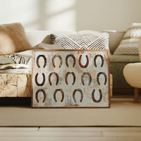 Fourteen Rusted Horseshoes