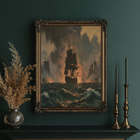 Ghost Fleet On Burning Seas