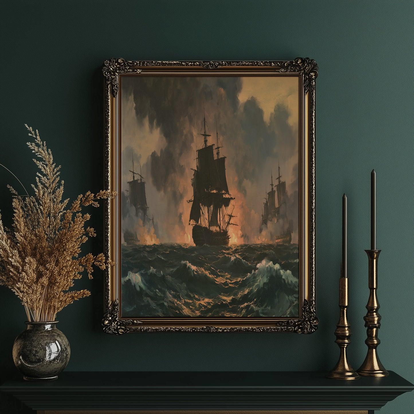 Ghost Fleet On Burning Seas