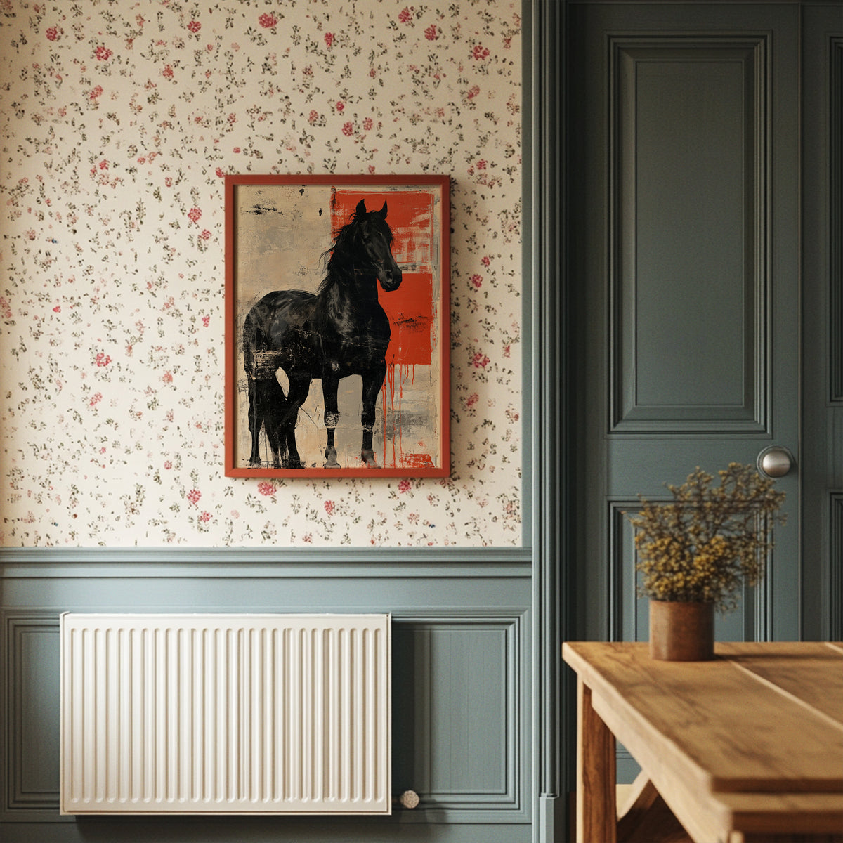 Black Stallion, Abstract Backdrop