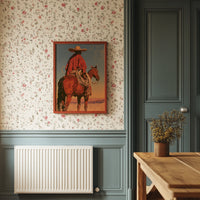 Vaquero on Chestnut Horse