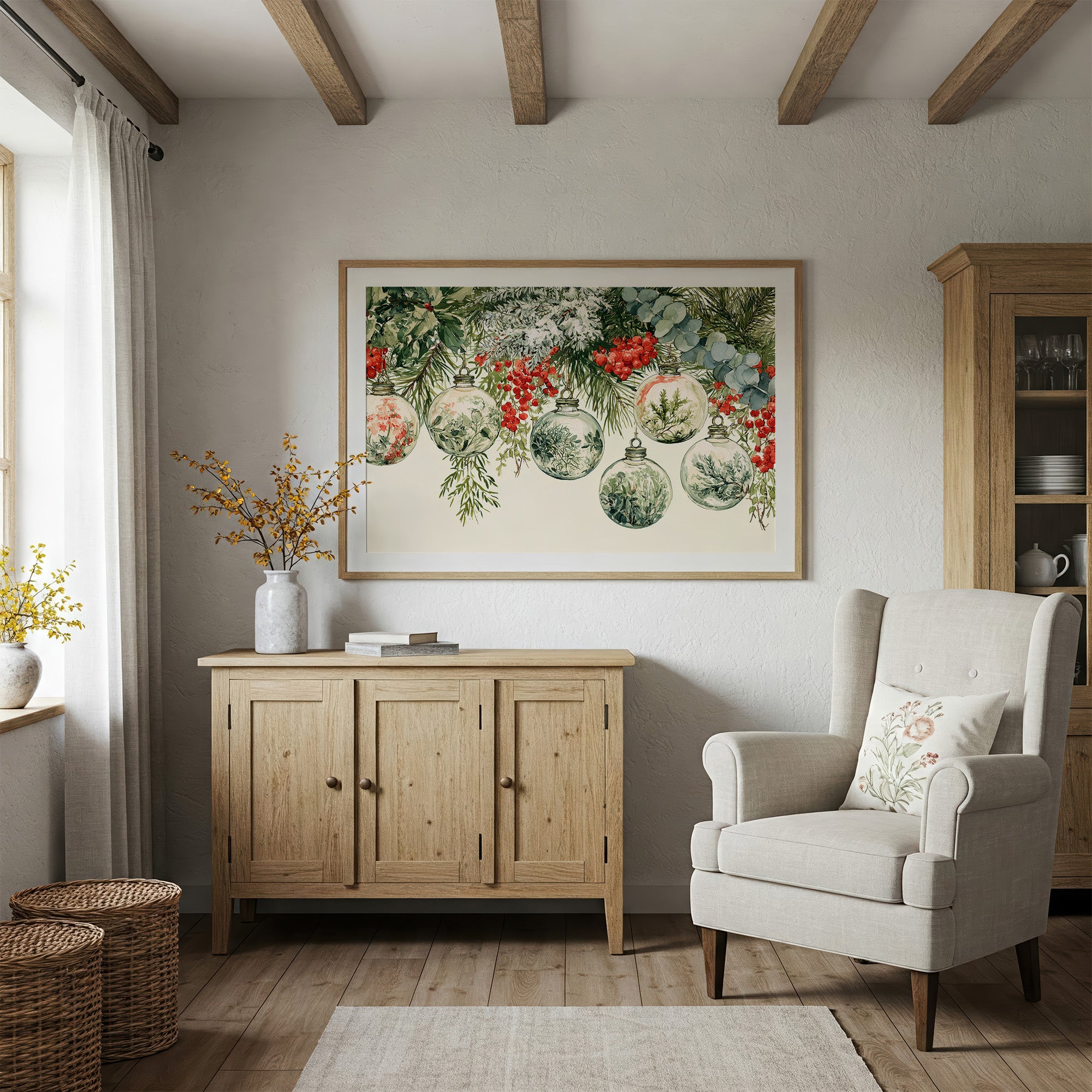 Herbarium In Glass Baubles