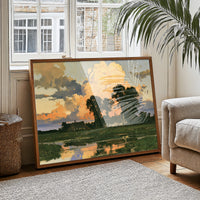 Cottage Under A Cathedral Cloud