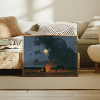 Fire, Horse, And A Restless Sky