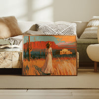 Homestead In Amber Light