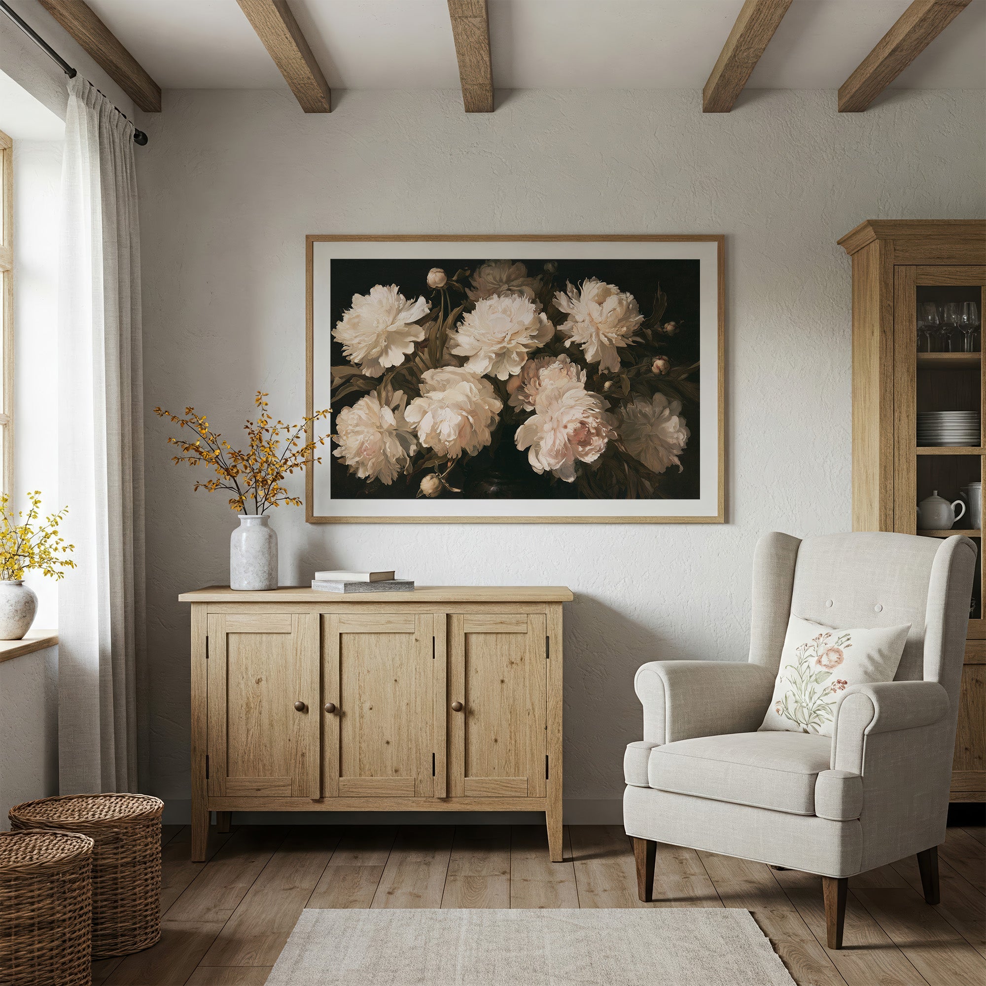 Peonies After Dark