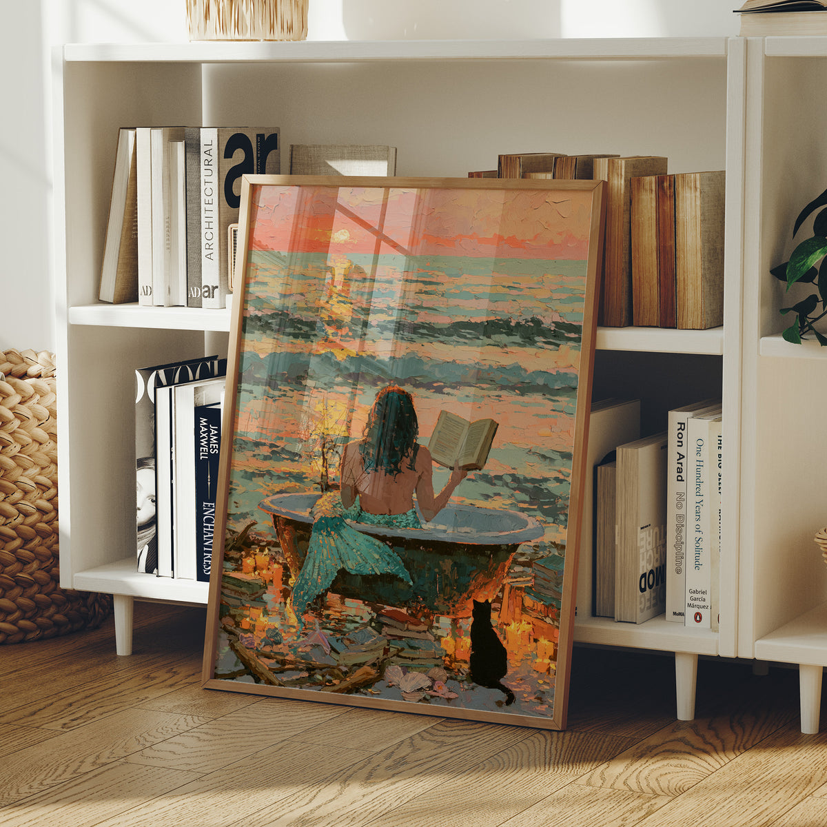 Sunset Soak: Ocean Library