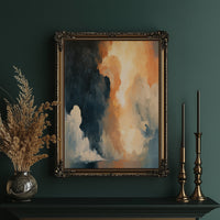 Celestial Drama: Storm & Sunset