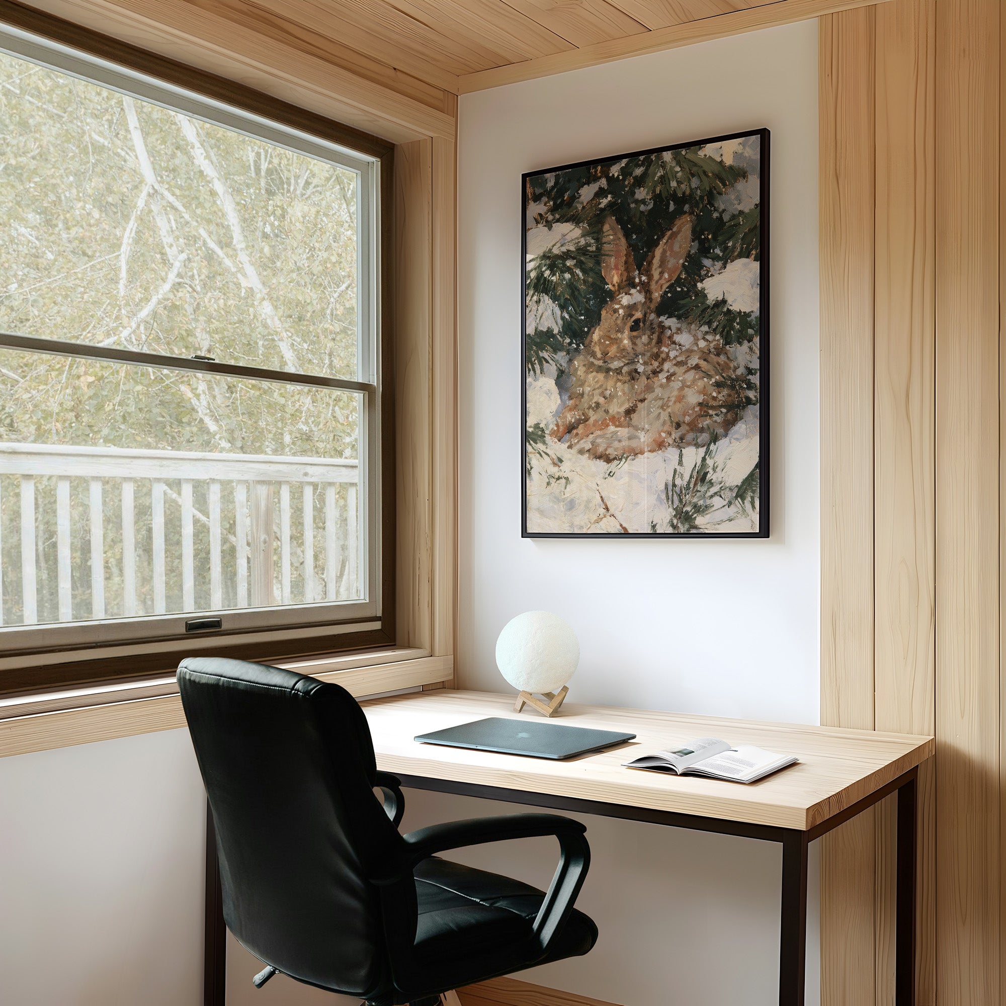 Winter Rabbit Hideaway