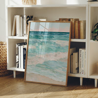 Turquoise Tide, Blush Sky