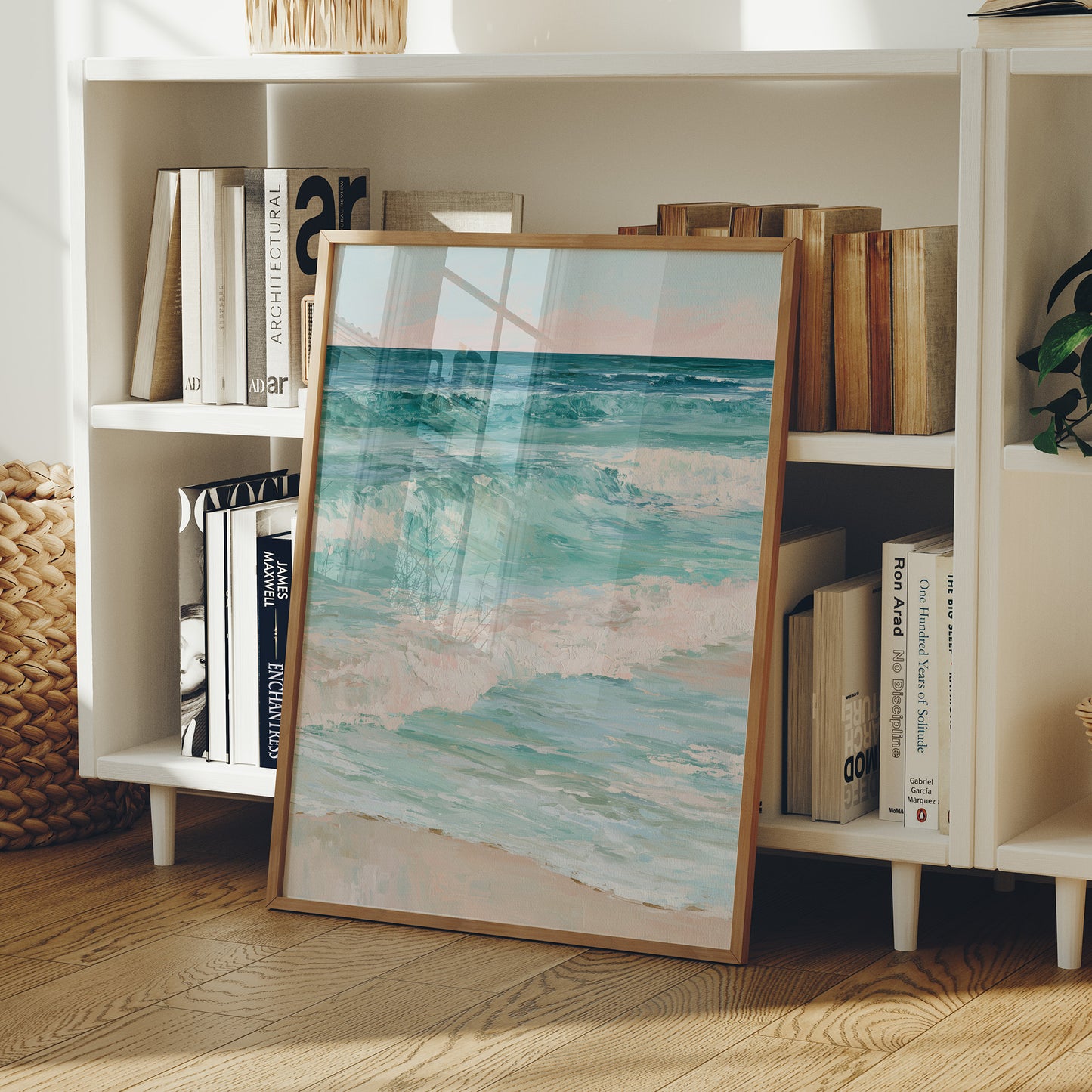 Turquoise Tide, Blush Sky