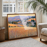 Golden Hills at Dusk