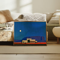 Moonrise Over The Pueblo