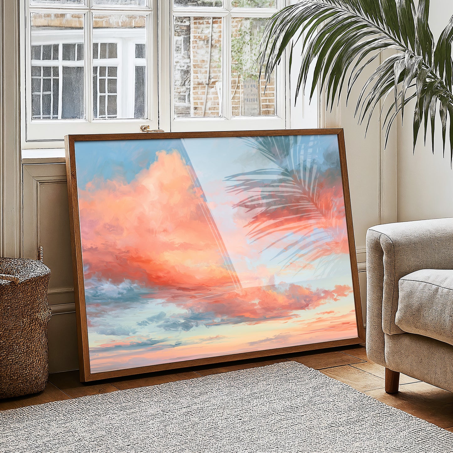 Coral Skies At Dusk