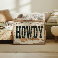 Howdy, Weathered Wood