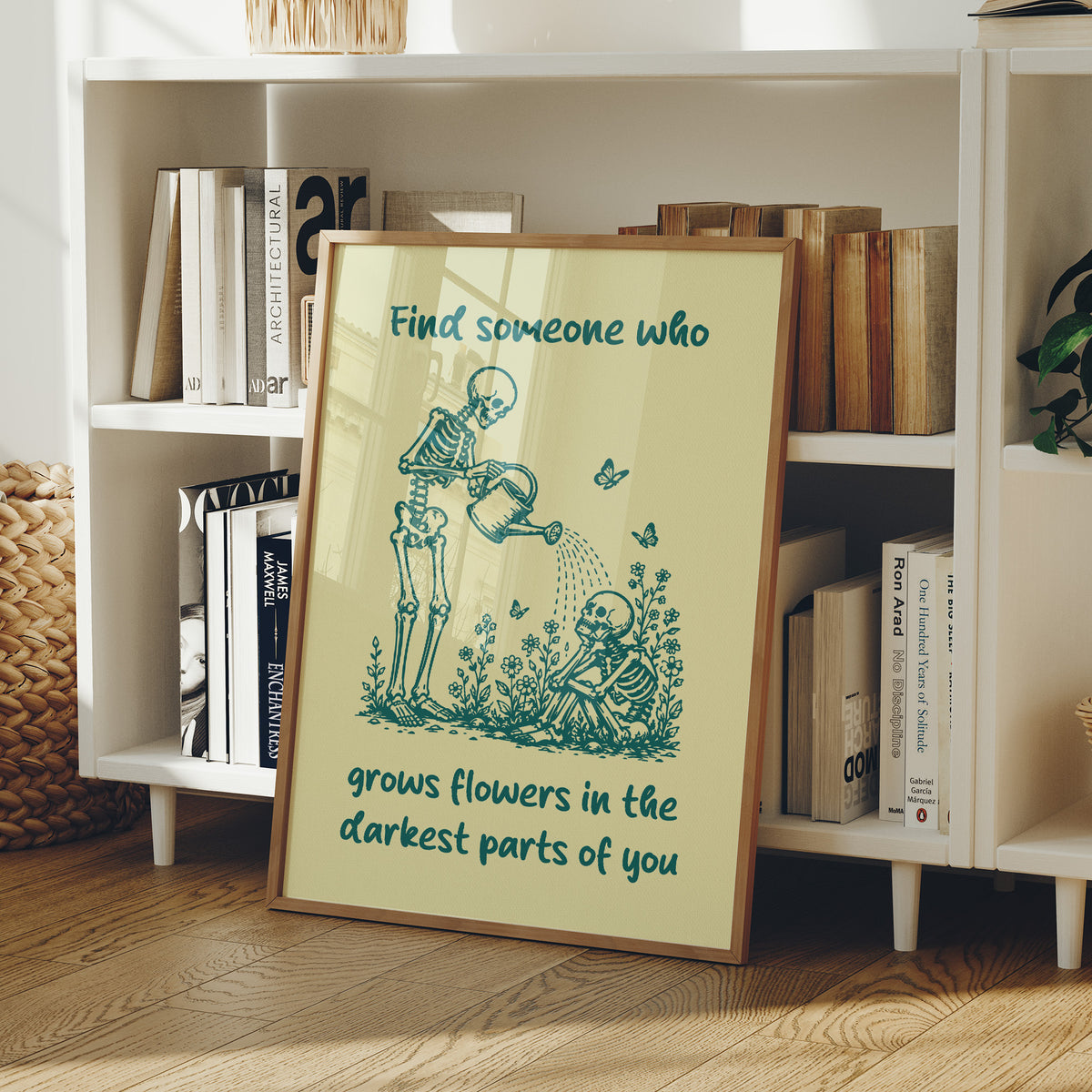 Find Someone Who Waters You, Teal Bloom