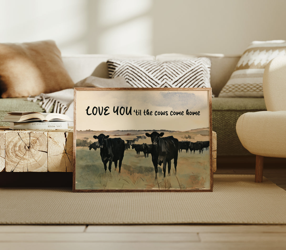 Love You Til the Cows Come Home (Painted)
