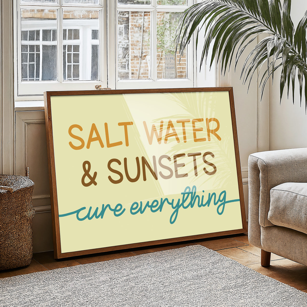 Salt Water Cures Everything (Sunset Hues)