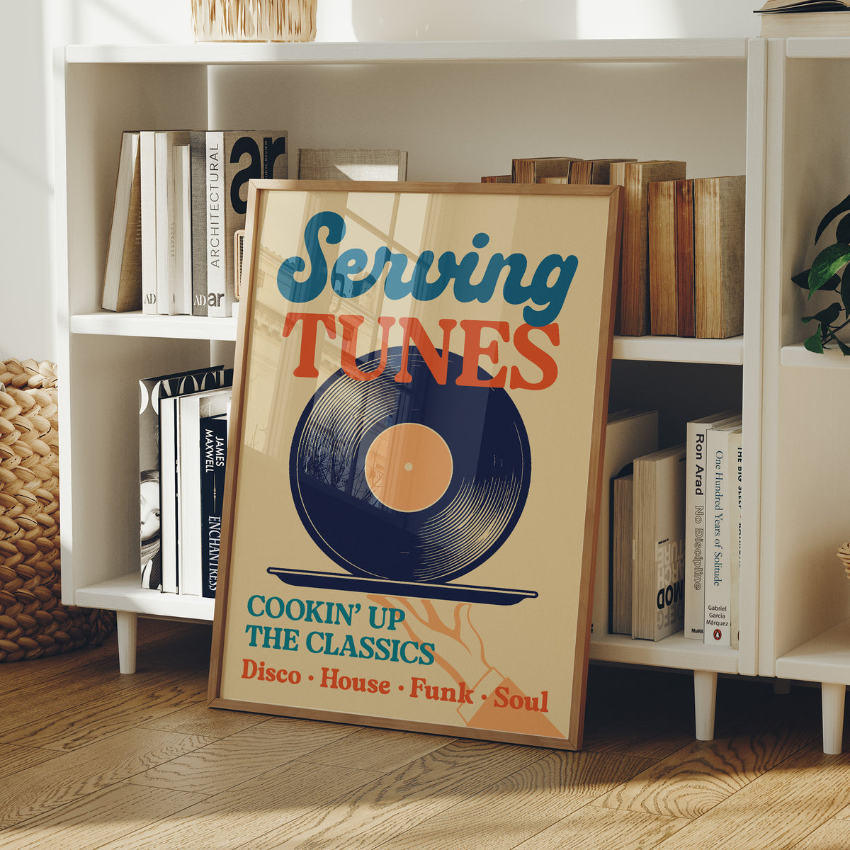 Serving Tunes: Vinyl on a Platter
