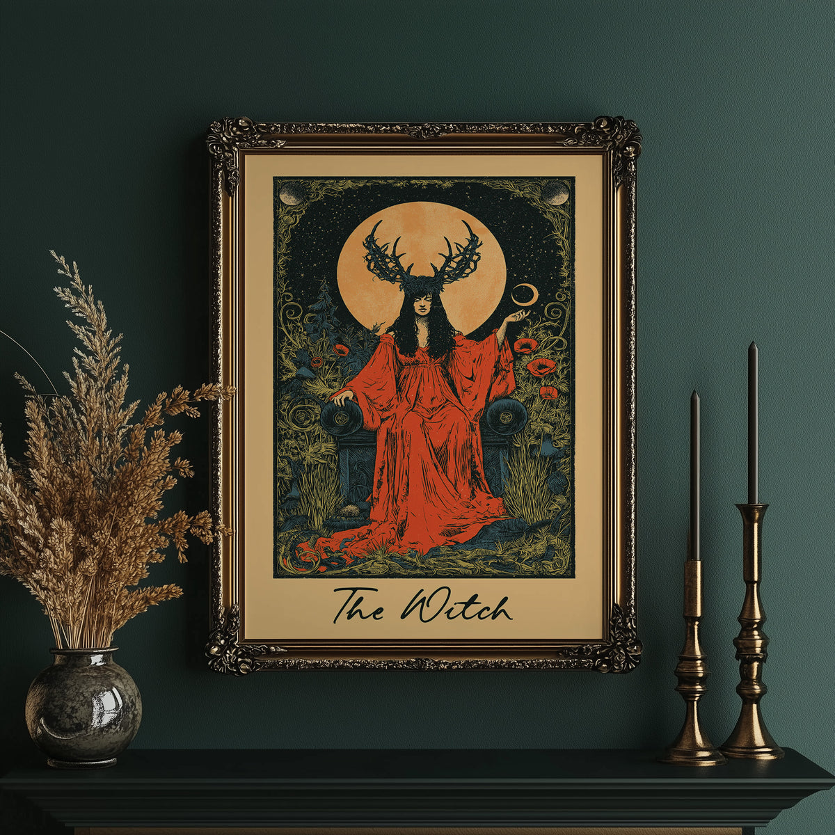 The Witch: Antlered and Enthroned