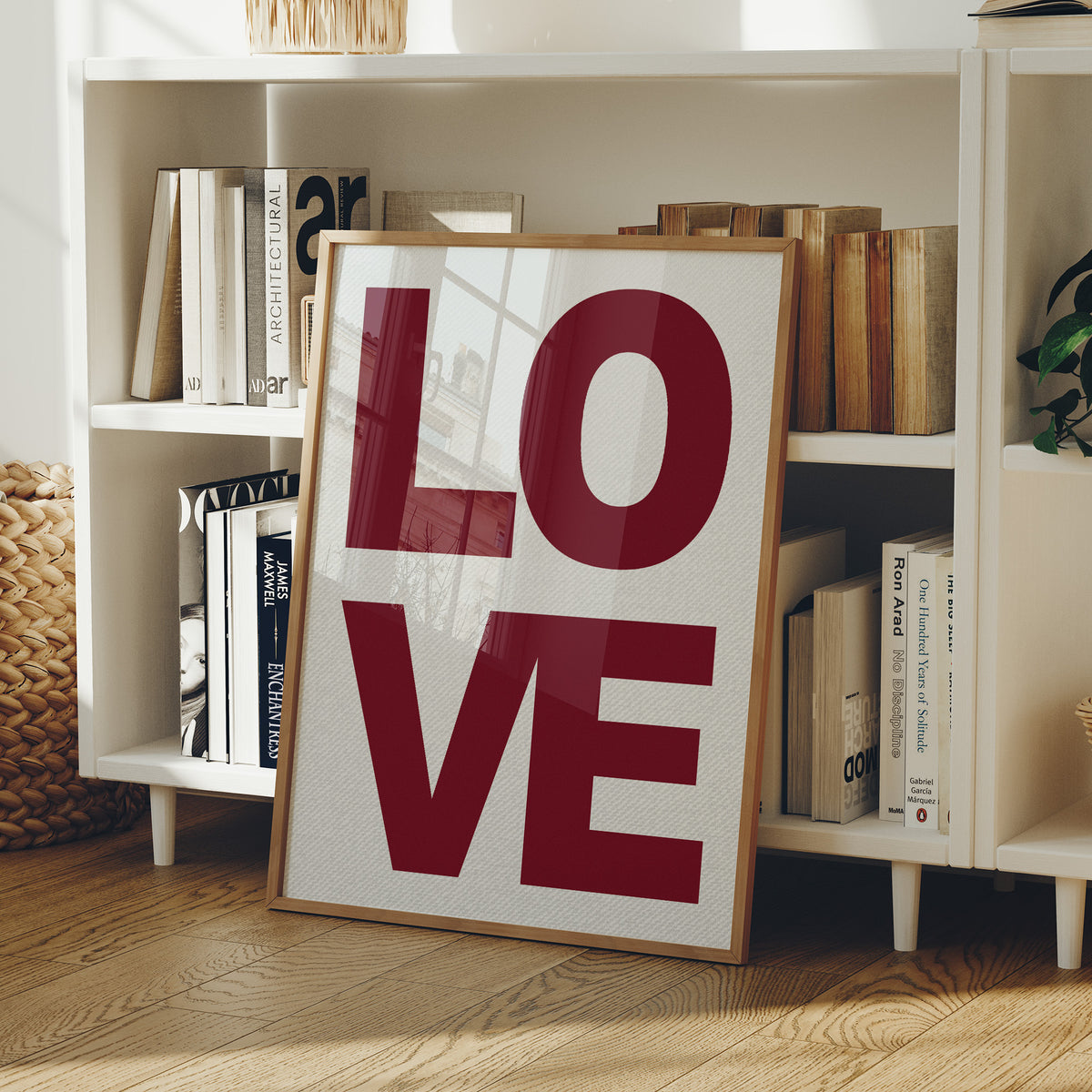 Love in Bold Block Type