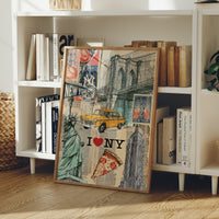 I Love NY: Vintage City Collage