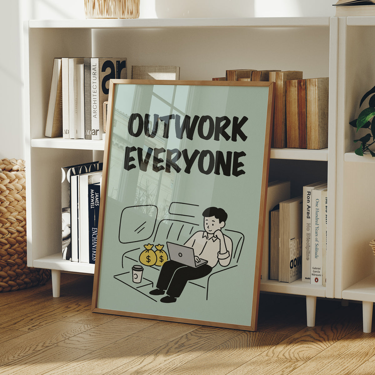 Outwork Everyone Hustle Illustration