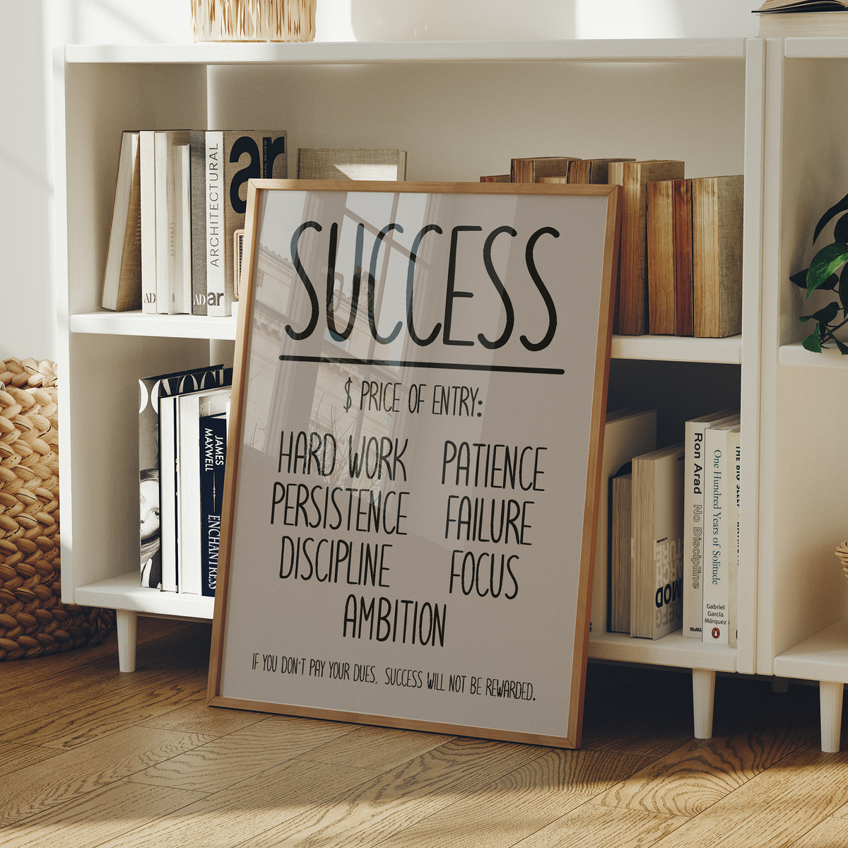 Success: Price of Entry Typography