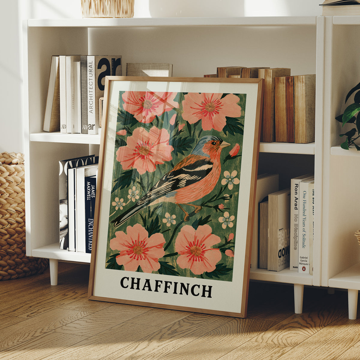 Chaffinch Among Wild Roses