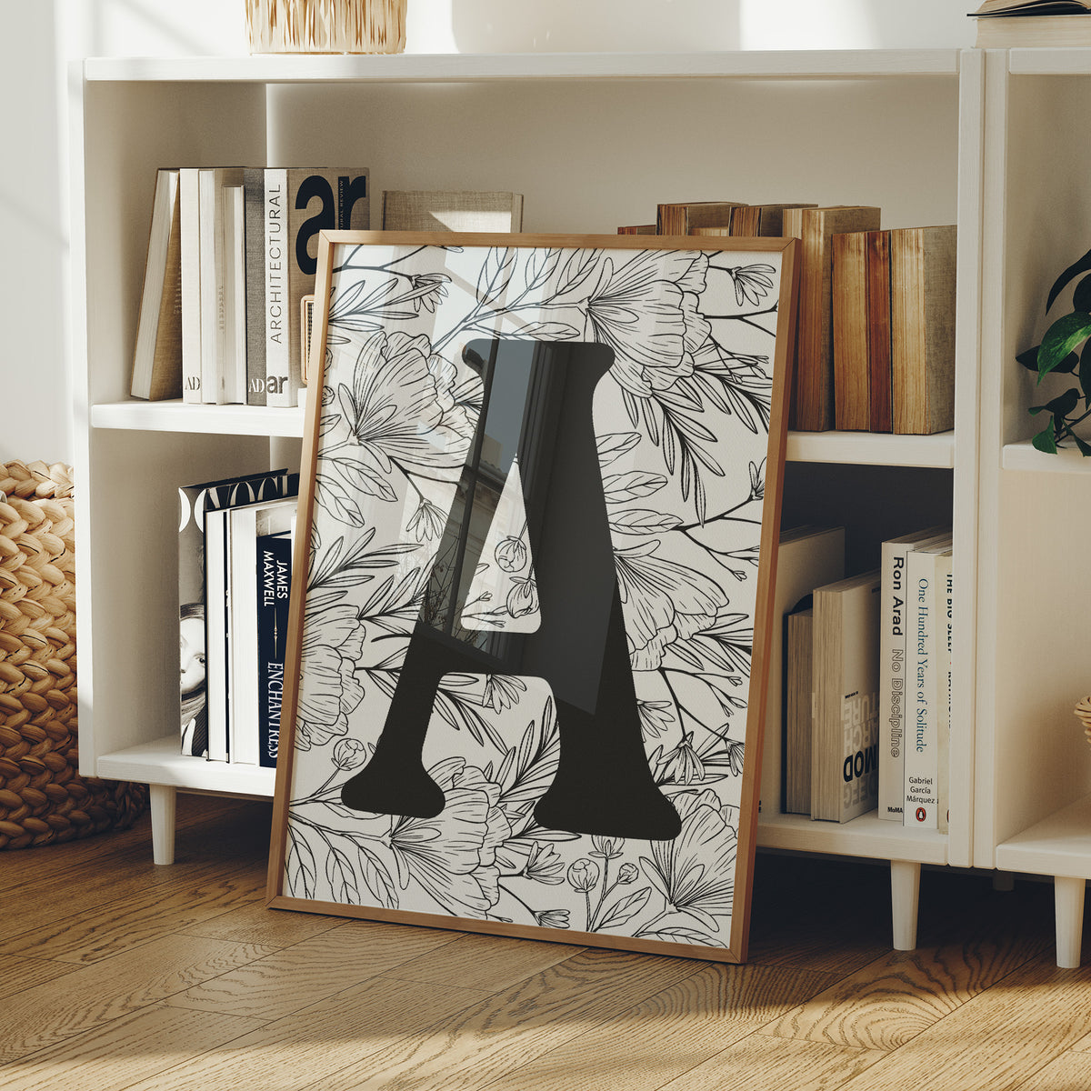 Botanical Letter A Monogram