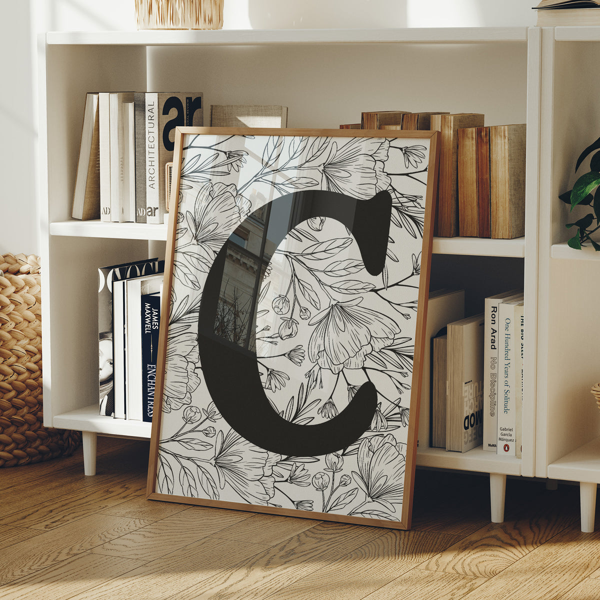 Botanical Letter C Monogram