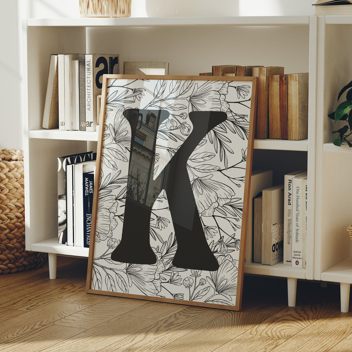 Botanical Letter K Monogram