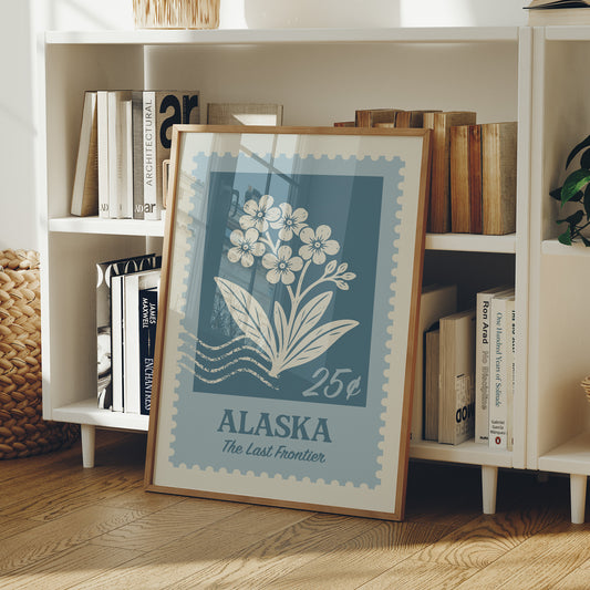 Alaska Forget-Me-Not Postage Stamp