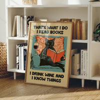 Well-Read, Well-Poured, Well-Informed Cat