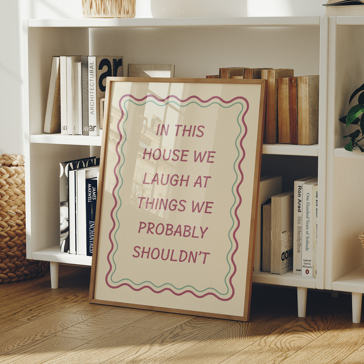Questionable Humor, Wavy Frame Included