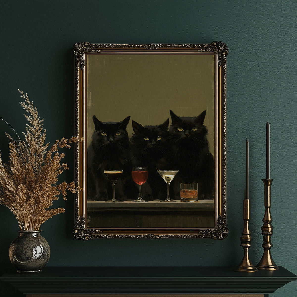 Three Regulars, Four Drinks, No Explanation