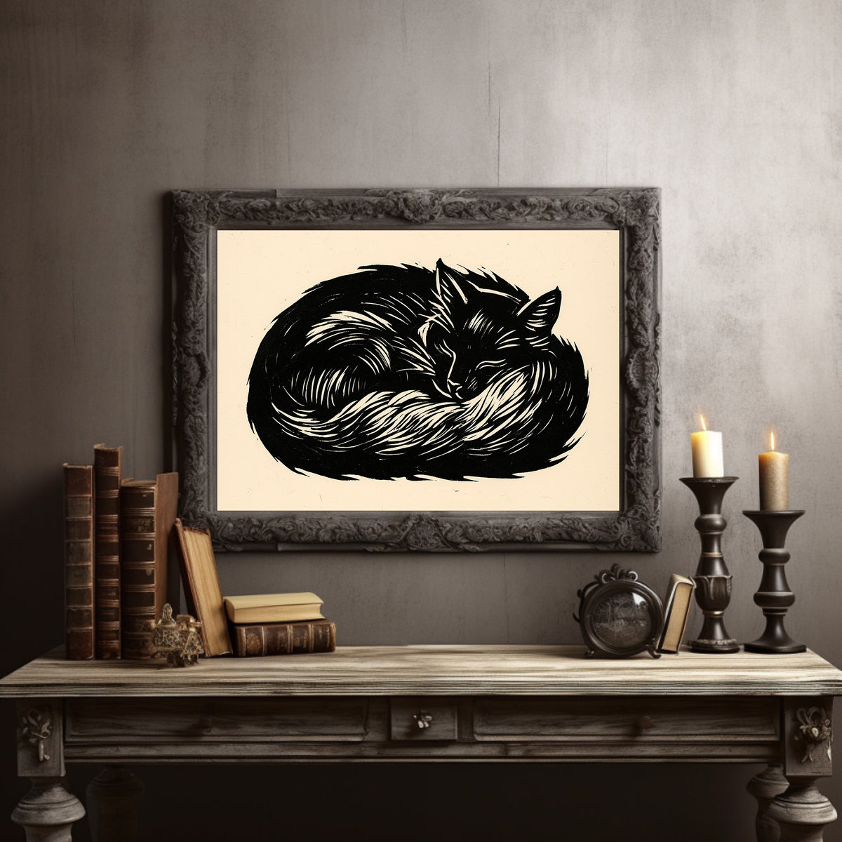 Tail Wrapped, Do Not Disturb