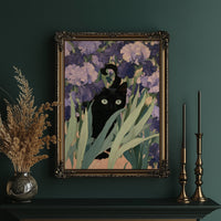 Hide and Seek Among the Irises
