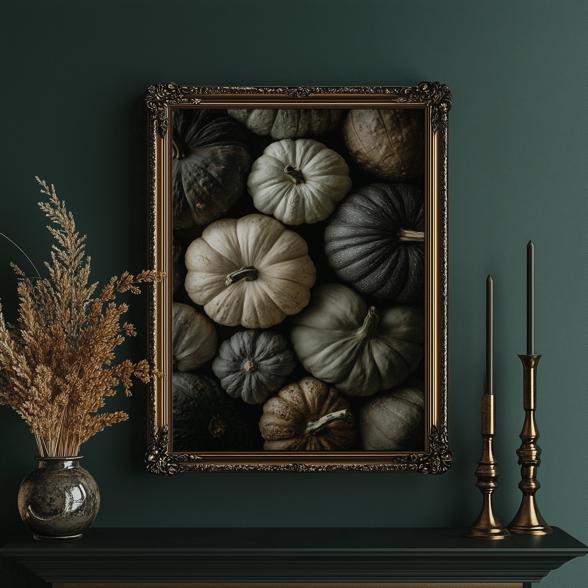 Harvest in Shadow and Sage
