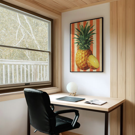 Golden Slice in Summer Stripes